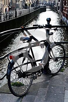 Bicycle in Amsterdam, Holland