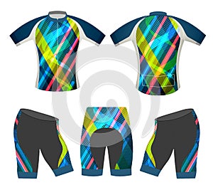 Ã Â¸ÂºBicycle apparel sports t-shirt vector