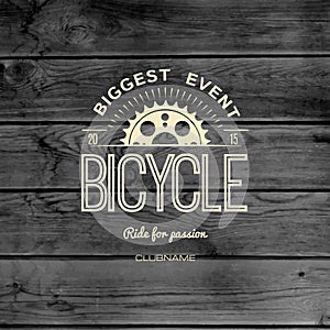 Bicycle badges logos and labels for any use