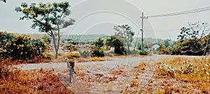 bicycle and a beutiful landscape