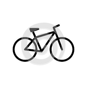 Bicycle. Bike icon vector in flat style