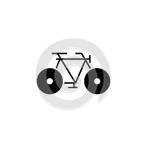 Bicycle, bike, transportation icon. Element of ecology isolated icon. Premium quality graphic design icon. Signs and symbols