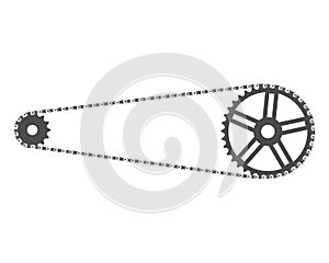 Bicycle Chain And Sprockets