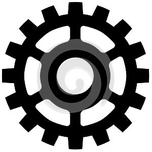 Bicycle chainring, Cogwheel Flat gear in black