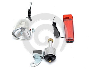 Bicycle classic light kit. Dynamo headlight.