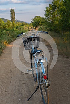 Bicycle on a Countryside road