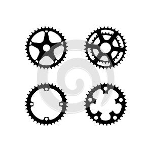 Bicycle crank vector collection photo