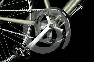 Bicycle crank parts