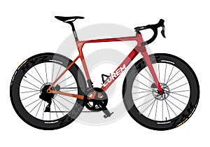 Bicycle design vector cycling silhouette