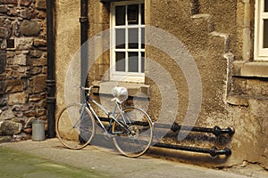 bicycle in Edinburgh close