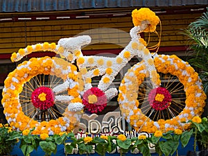Bicycle flower