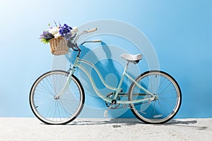 Bicycle with flowers