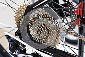 Bicycle gear cassette of the mountain bike