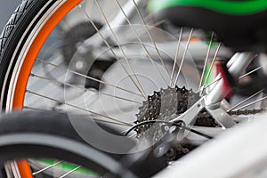 Bicycle gear detail