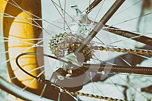 Bicycle gears and chain