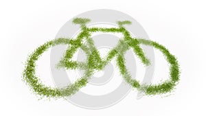 Bicycle grass