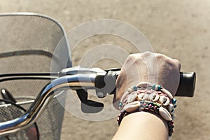 Bicycle hand