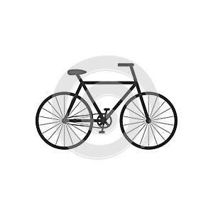 Bicycle icon. Bike Icon. Vector illustration, flat design.