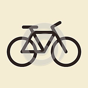 Bicycle icon. Bike symbol