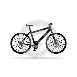 Bicycle icon. Bike Vector isolated on white background.