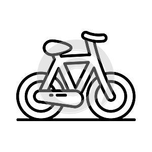 Bicycle icon design in modern style, pedal bike vector design