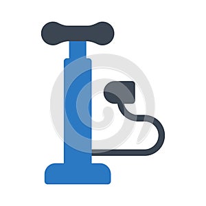 Bicycle glyph colour vector  icon