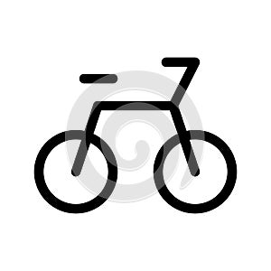 Bicycle Icon Vector Symbol Design Illustration