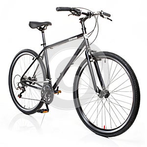 Bicycle isolated on white background