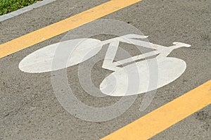 Bicycle Lane Road Sign