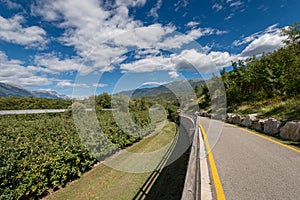 Bicycle Lane in Sarca Valley - Trentino Alto Adige Italy