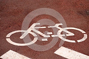 The bicycle lane photo