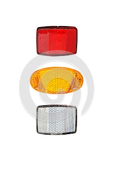 Bicycle light reflectors