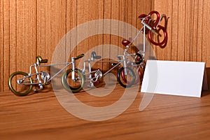 Bicycle models and text areas