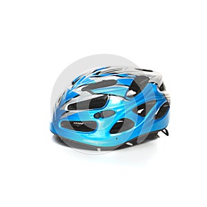 Bicycle mountain bike safety helmet isolated