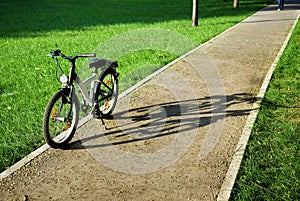 Bicycle in a park