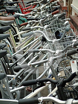 Bicycle parking lot.