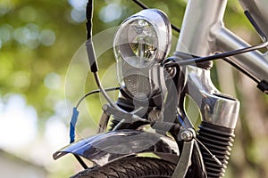 Bicycle Parts. Selective focus close-up