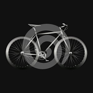 Bicycle poster quality vector illustration