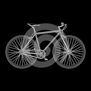 Bicycle poster quality vector illustration