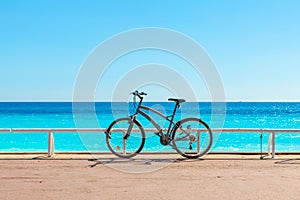 Bicycle on Promenade des Anglais.