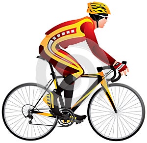 Bicycle racer, cycle race derby