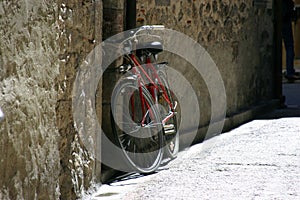 Bicycle ready and waiting