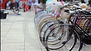 bicycle rental, kota, jakarta, indonesia