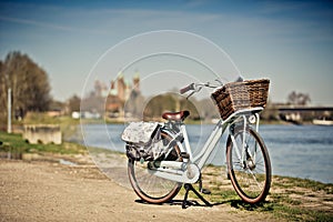 Bicycle at the Rhine