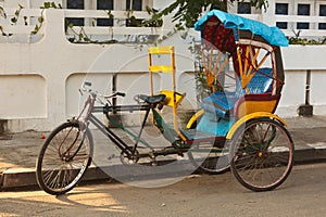 Bicycle rickshaw