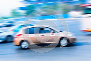 Bicycle riders in the city