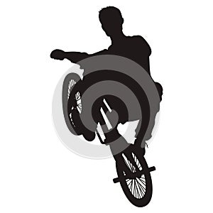 Bicycle riding vector