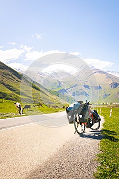 bicycle on the road