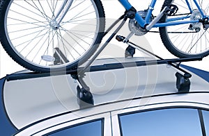Bicycle roof rack