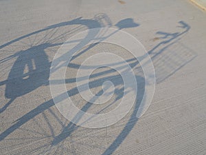 Bicycle's shadow